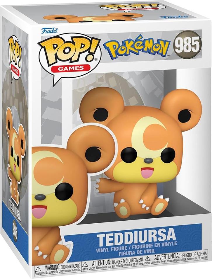 Funko Pop! - Pokemon Teddiursa #985 | Funko - Hobby, Verzamelen, Poppetjes en Figuurtjes, Nieuw, Verzenden