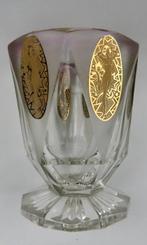 Zeskantige Art Deco vaas - Bohemen - Vaas - Persglas -