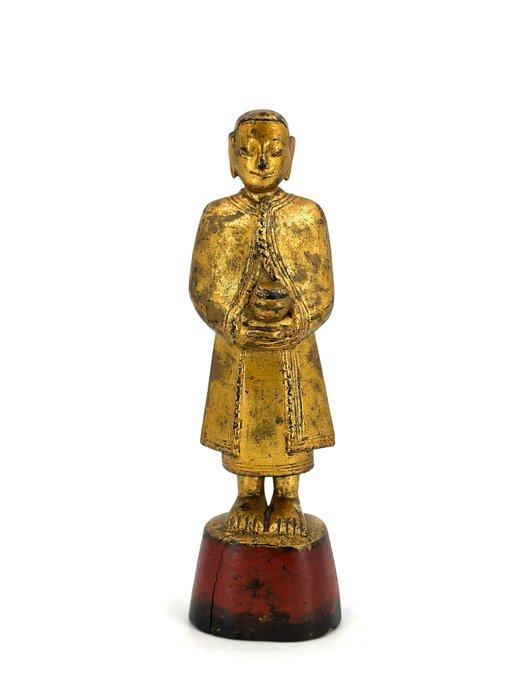 Moine - Konbaung Dynasty - 18th/19th c. - Beeld -, Antiek en Kunst, Kunst | Niet-Westerse kunst