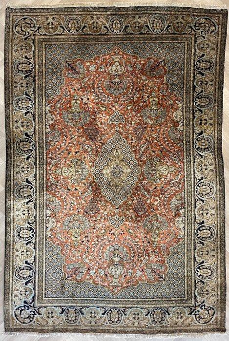 Kasjmier Zijde - handgeknoopt - zeer fijn kwaliteit - zijde, Huis en Inrichting, Stoffering | Tapijten en Kleden