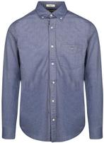Gant Shirt Oxford Blauw maat M Heren, Kleding | Heren, Overhemden, Verzenden, Nieuw, Blauw, GANT