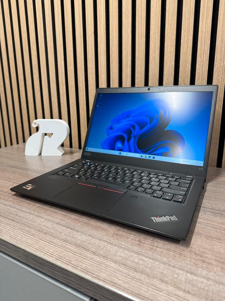 Refurbished Lenovo ThinkPad X13 Gen 1 - Ryzen 5 PRO  16gb, Computers en Software, Windows Laptops, 3 tot 4 Ghz, SSD, 13 inch, Met videokaart