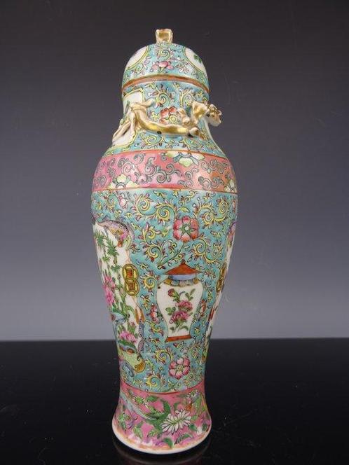 Vaas - Porselein - China - Tongzhi (1862-1874) (Zonder, Antiek en Kunst, Antiek | Overige Antiek
