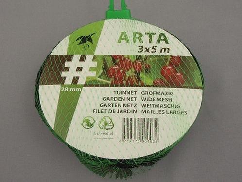 Howitec Tuinnet arta 2x10 m, maas 28x28 mm, zwart, Doe-het-zelf en Verbouw, Overige Doe-het-zelf en Verbouw, Nieuw, Verzenden