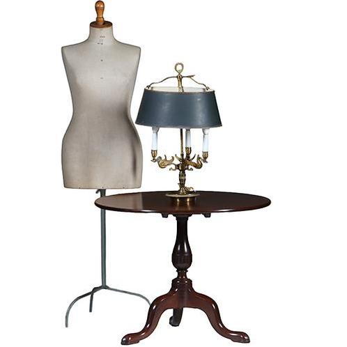 Massief mahonie tilttop  ca 1775 zeer solide  No301875, Antiek en Kunst, Antiek | Meubels | Tafels, Ophalen of Verzenden