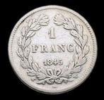 Frankrijk. Louis Philippe I. 1 Franc 1845-W, Lille (Zonder