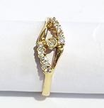Zonder Minimumprijs - Ring - 18 karaat Geel goud - 0.18ct., Sieraden, Tassen en Uiterlijk, Ringen, Nieuw