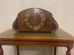 Amsterdamse School klok - Junghans - Art Deco Hout, Messing,, Antiek en Kunst