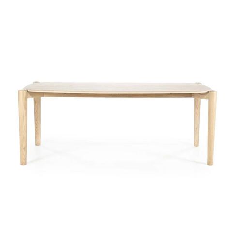 *WOONWINKEL* Eleonora Selbu Design Eettafel Licht Eiken Hout, Huis en Inrichting, Tafels | Eettafels, Nieuw, Verzenden