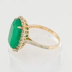 Zonder Minimumprijs - Ring - 14 karaat Geel goud - 4.43ct., Sieraden, Tassen en Uiterlijk, Ringen, Nieuw