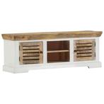 Tv-meubel 110cm Mangohout - Retourdeal - Rustieke Charme, 100 tot 150 cm, Nieuw, Ophalen of Verzenden, Minder dan 100 cm