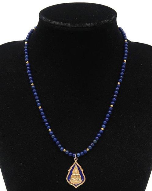 Lapis lazuli - Buddhistische collier - Boeddha - Innerlijke, Antiek en Kunst, Antiek | Boeken en Bijbels