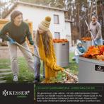 Tuinafvalzak - Sterke Tuinzak - Bladzak - 175L - Grijs - KES, Verzenden, Zo goed als nieuw