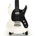 Miniatuur Mosrite Ventures II gitaar met gratis standaard, Ophalen of Verzenden, Nieuw, Pop, Beeldje of Miniatuur