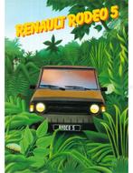 1983 RENAULT 5 RODEO BROCHURE FRANS, Nieuw, Renault, Author