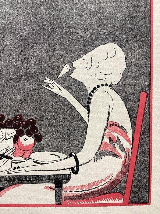 Franse school (XX) - Larue, Dîner galant, Antiek en Kunst, Kunst | Designobjecten