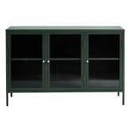 *WOONWINKEL* Dressoir Met Ribbelglas Groen, Huis en Inrichting, Kasten | Dressoirs, Verzenden, Nieuw