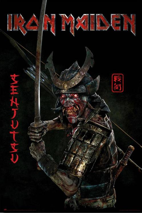 Poster Iron Maiden Senjutsu 61x91,5cm, Verzamelen, Posters, Nieuw, A1 t/m A3, Verzenden