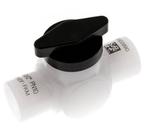 PVDF 2-Weg Kogelkraan G 1/2 FKM Vacuüm, Verzenden, Nieuw