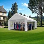 Tuinpaviljoen 6x4m met 4 zijwanden - wit, Verzenden, Nieuw