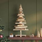 vidaXL Kerstbomen met standaard Naturel 90 cm Massief, Diversen, Kerst, Verzenden, Nieuw