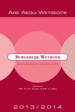 Burgerlijk wetboek 20132014 9789069168708, Boeken, Zo goed als nieuw