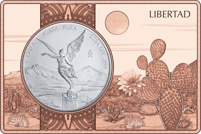 Silver - Bar - Koper, Zilver - 2024 1 oz Mexico Libertad, Postzegels en Munten, Edelmetalen en Baren