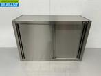 RVS Wandkast Kast Premium-line 2 Schuifdeuren 100 cm Horeca, Zakelijke goederen, Horeca | Keukenapparatuur, Ophalen of Verzenden