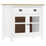 Dressoir Grenen Wit 90cm | Retourdeal | 53% Korting!, Ophalen of Verzenden, Nieuw, 25 tot 50 cm, 50 tot 100 cm