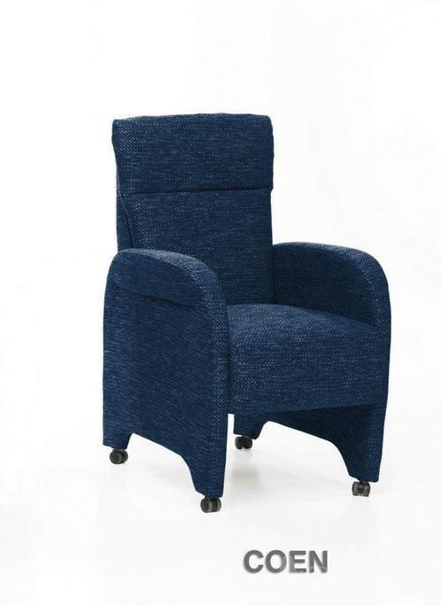 Eetkamerstoel Coen - eetkamerstoelen - Blauw, Huis en Inrichting, Stoelen, Blauw, Nieuw, Stof