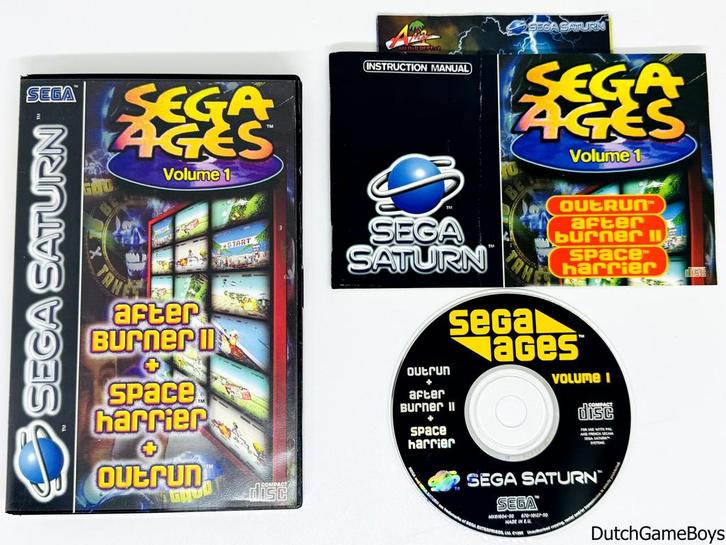 Sega Saturn - Sega Ages - Volume 1 (1), Spelcomputers en Games, Games | Sega, Gebruikt, Verzenden