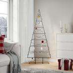 vidaXL Kerstdecoratie kerstboom 150 cm metaal zwart, Diversen, Verzenden, Nieuw