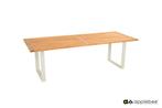 Apple Bee Condor tuintafel oyster met teak blad 240 x 95 cm, Ophalen of Verzenden, Nieuw