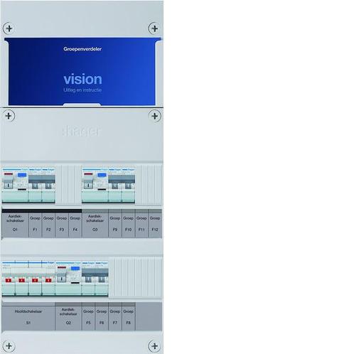 Hager VISION Installatiekast - VKG222L, Doe-het-zelf en Verbouw, Elektra en Kabels, Overige typen, Nieuw, Verzenden