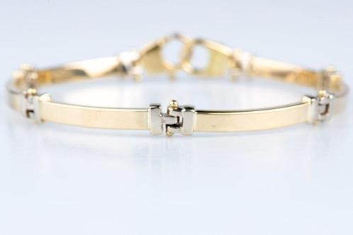 Armband - 18 karaat Geel goud, Witgoud, Sieraden, Tassen en Uiterlijk, Armbanden