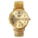 Fako® - Horloge - Rekband - Featurely - Ø 40mm - Goudkleurig, Verzenden, Nieuw
