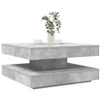 vidaXL Salontafel 360 graden draaibaar 70x70x34,5 cm, Huis en Inrichting, Tafels | Salontafels, Verzenden, Nieuw, Overige houtsoorten