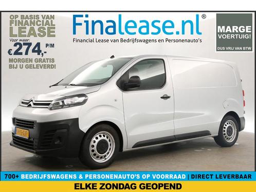 Citroën Jumpy 1.6 BlueHDI L2H1 Marge Airco Cruise PDC €274pm, Auto's, Bestelauto's, Lease, Handgeschakeld, Diesel, Citroën, Zilver of Grijs