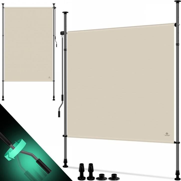 KESSER® Zonnescherm Luifel verticale Zonwering 120 x 310 cm, Tuin en Terras, Zonneschermen, Verzenden