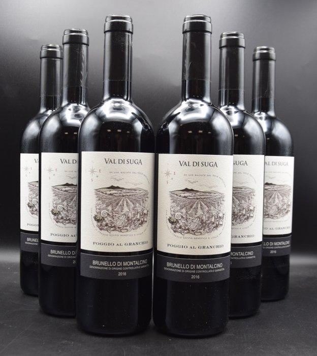 2016 Val di Suga, Poggio al Granchio - Brunello di, Verzamelen, Wijnen