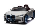 BMW i4, elektrische kinderauto, 12v, leren zitje, muziekmodu, Ophalen of Verzenden, Nieuw