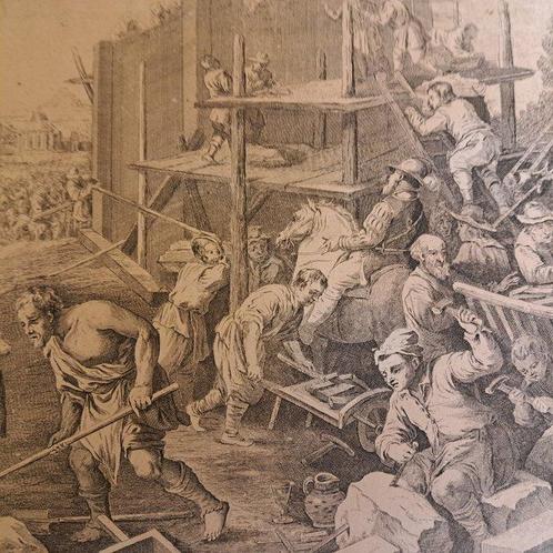 Jacopo Da Ponte, detto Jacopo Bassano (XVI) - after - Scena, Antiek en Kunst, Antiek | Overige Antiek