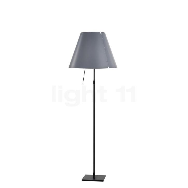 Luceplan Costanza Vloerlamp, lampenkap betongrijs/frame zwar, Huis en Inrichting, Lampen | Vloerlampen, Nieuw, Verzenden