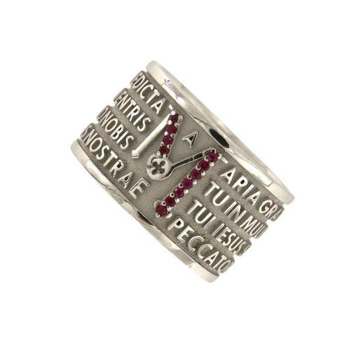 Zonder Minimumprijs - Tuum - Ring Zilver Robijn, Sieraden, Tassen en Uiterlijk, Ringen