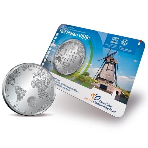 5 Euro 2014 Molen Vijfje UNC Coincard, Postzegels en Munten, Munten | Nederland, Verzenden