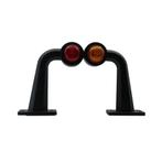 Set LED Breedtelampen Haaks Lang 10-30V Rood + Oranje (Set), Ophalen of Verzenden, Nieuw