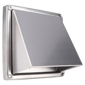 Buitenrooster | Starx | Ø 125 mm (Kap, Gaas, RVS, Zilver), Doe-het-zelf en Verbouw, Ventilatie en Afzuiging, Nieuw, Verzenden
