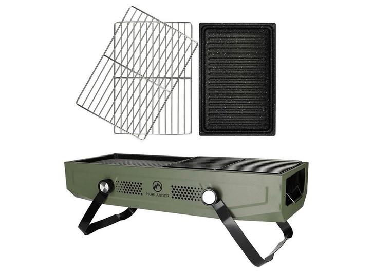 Norlander Outdoor BBQ met grill - 56 x 20 x 20 cm, Tuin en Terras, Houtskoolbarbecues, Nieuw, Verzenden