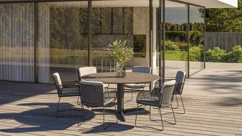 4 Seasons Outdoor Aprilla tuinset antraciet met Embrace, Tuin en Terras, Tuinsets en Loungesets, Ophalen of Verzenden