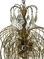 Plafondlamp - glans - Kristal, Messing, Antiek en Kunst